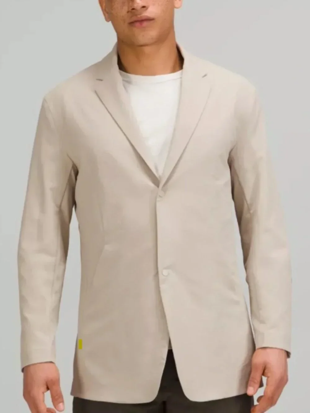 Lululemon New Venture Blazer XL Beige Performance Sport Coat Travel Jacket - Picture 1 of 8